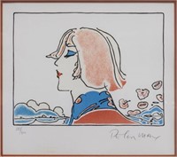 PETER MAX 'THE YOUNG PRINCE' LITHOGRAPH, 1976