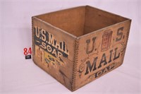 Wood U.S. Mail Soap box