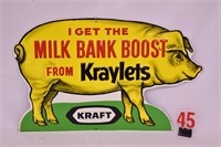 "Kraft" pig sign "Kraylets"