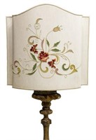 FRENCH GILTWOOD STANDING ALTAR LIGHT FLOOR LAMP