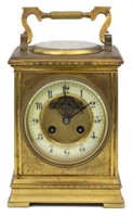 ANTIQUE FRENCH CARRIAGE CLOCK / BAROMETER/ COMPASS
