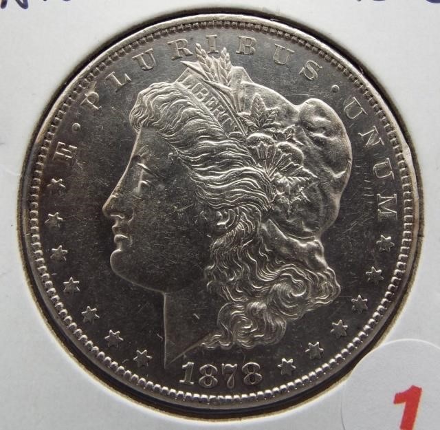 1878-CC Morgan Silver $1 (Front)