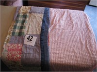 Quilt with a few Bad Spots / Bed Spread