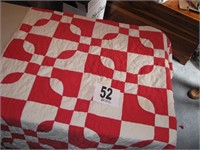 Quilt red & white