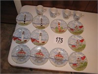 Royal Norfork hanging plates &mugs 15 pieces