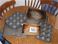 Baking sheets & muffin pans 6 pieces