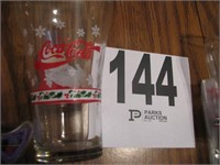 12 Santa Coke Glasses