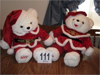 Pair Santa Bears