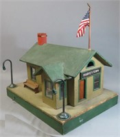 'HARVEYTOWN' HANDCRAFTED TRAIN STATION MODEL