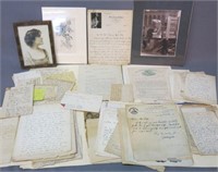 LARGE LOT OF ERIC PAPE LETTERS AND CORRESPONDENCE