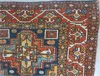 LONG PERSIAN AREA RUG WITH FIVE MEDALLIONS
