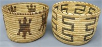 TWO NATIVE AMERICAN BASKETS