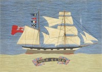 FOLK ART WOOLIE OF THE HMS ECHO