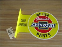 Chevy Parts metal sign