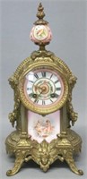 JAPY FRERES FRENCH BRONZE MANTLE CLOCK