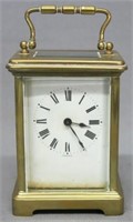 FRENCH CARRIAGE CLOCK MARKED 'H&H'