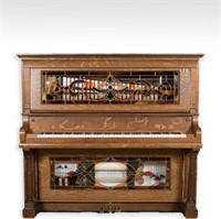 Hobart Oak Coin-Op Player Piano
