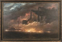 Harold Johnsen - Oil on Canvas - Industrial