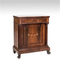 Inlaid Mahogany Antique Cabinet