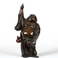 Japanese Bronze Standing Buddha