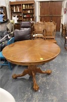 5pc Oak Table and Chairs