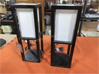 Pair of Square Lamps