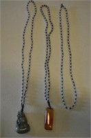 3 Antique Asian Necklaces, Pendants