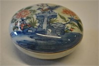 Antique Asian Porcelain Jewelry Box