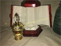 Beautiful crystal antique perfume bottle