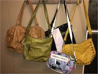 Liz Claiborne floral purse & 4 others