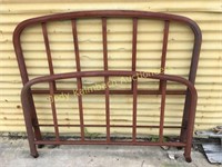 Antique iron bed - headboard/footboard