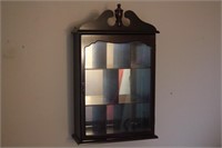 Wall Mounted or Tabletop Curio Cabinet