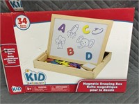 34 Piece Magnetic Drawing Box