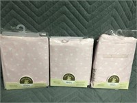 3 Fitted Crib Sheets