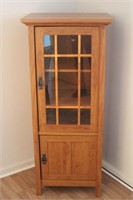 Mission Style Wood Cabinet