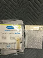 Airflow Crib Liner & Change Pad Cover