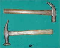 Pair of forged claw hammers