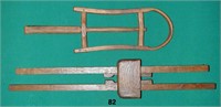 Wooden string winder & double beam marking gage