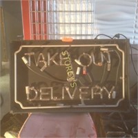 Take-out Delivery Sign - 30 x 18