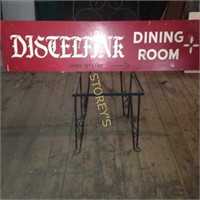 Distelfink Dining Room Sign - 49 x 12