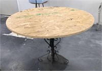 42" Round Table w/ Iron Base