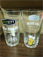 Hop City Glasses New - x 6