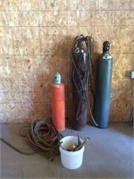 Gas welding equipment. Does Not Include Tanks