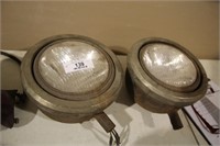 2 Very Old Seal Beam Headlights