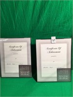 USABLE CERTIFICATE FRAMES 8.5X11 IN / 22X28CM