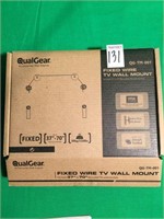 QUAL GEAR FIXED WIRE TV WALL MOUNT 37'' TO 70''