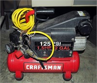 Craftsman 125 P S I Portable Air Compressor 2 Gal