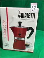 BIALETTI MOKA COLOR ESPRESSO MAKER