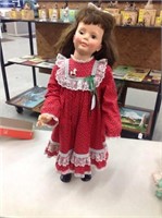 35" Doll with red dress Patty Play Pal