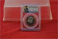 1988s Proof Kennedy Slab Half PR69 Signature